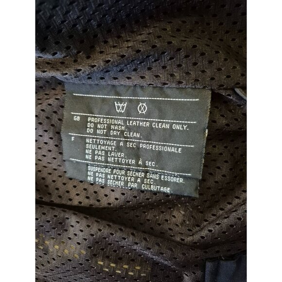 Harley-Davidson Black Leather Motorcycle Jacket  Women's Large Belted Waist - Picture 10 of 16